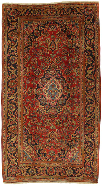 Kashan Персийски връзван килим 353x194