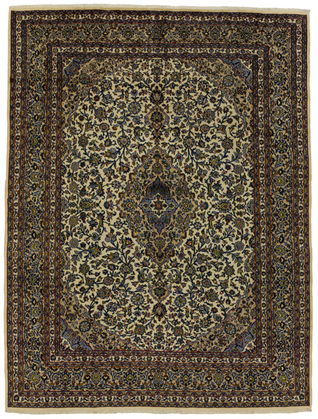 Kashan Персийски връзван килим 389x293
