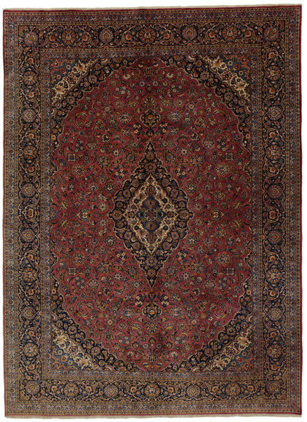 Kashan Персийски връзван килим 382x278