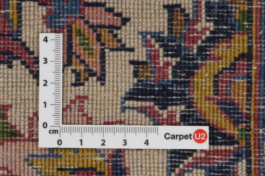 Kashan Персийски връзван килим 382x278 - Снимка 4