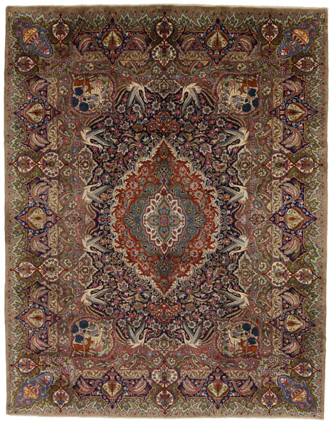 Kashmar - Mashad Персийски връзван килим 382x296