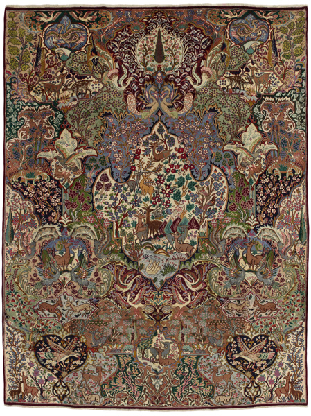 Kashmar - Khorasan Персийски връзван килим 398x299