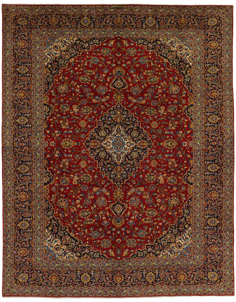 Kashan Персийски връзван килим 400x310
