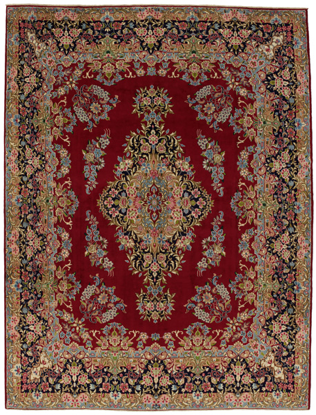 Kerman - Lavar Персийски връзван килим 398x297