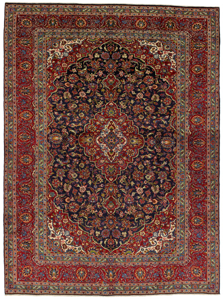 Kashan Персийски връзван килим 403x294