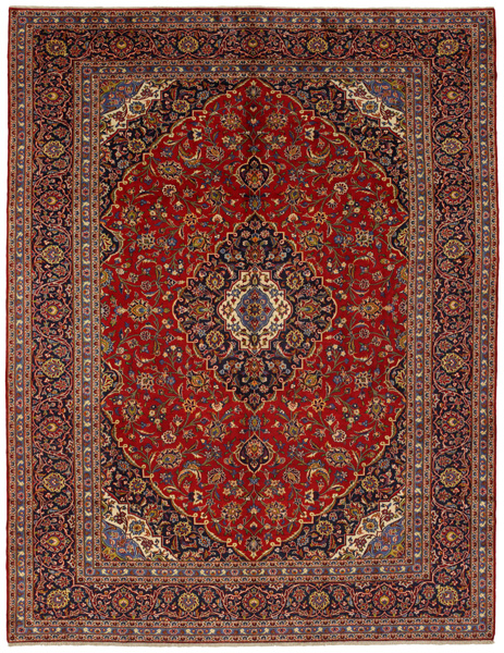 Kashan Персийски връзван килим 390x296