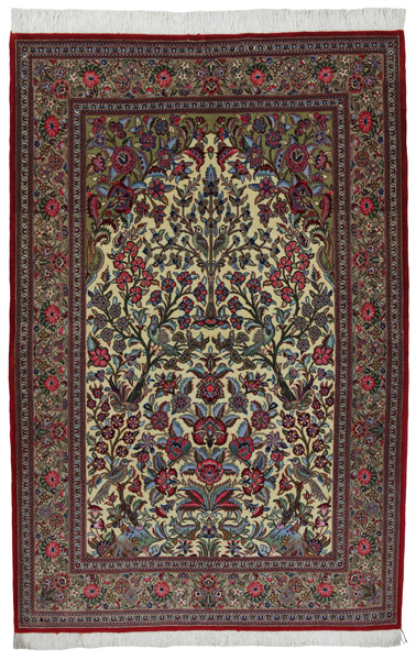 Qum Персийски връзван килим 212x143