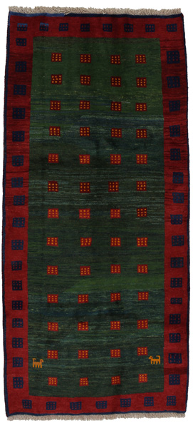 Gabbeh - Bakhtiari Персийски връзван килим 225x104