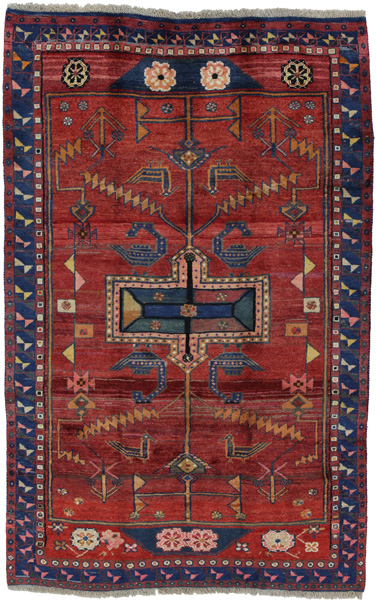 Gabbeh - Qashqai Персийски връзван килим 247x154