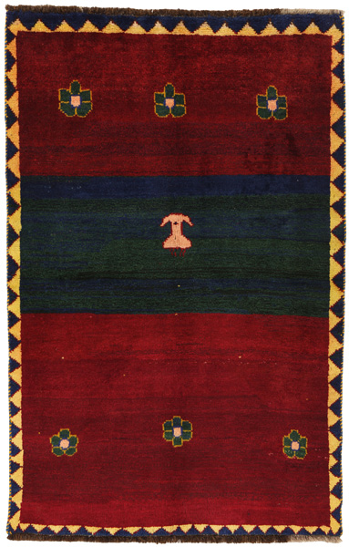 Gabbeh - Qashqai Персийски връзван килим 175x112
