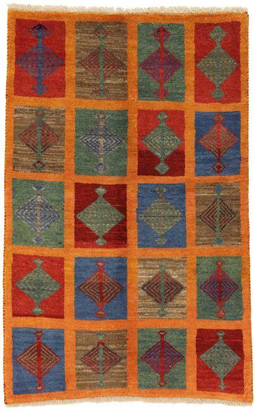 Gabbeh - Bakhtiari Персийски връзван килим 167x108