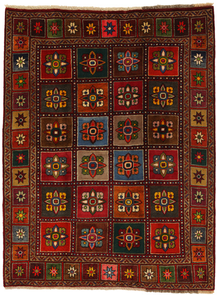 Gabbeh - Bakhtiari Персийски връзван килим 205x156