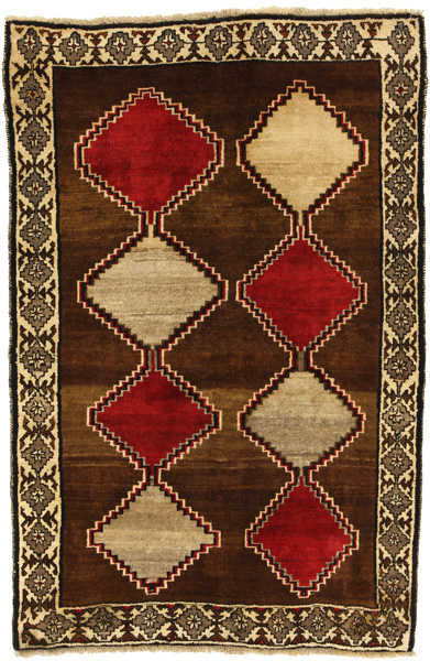 Gabbeh - Qashqai Персийски връзван килим 184x122