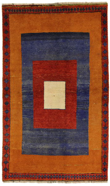 Gabbeh - Qashqai Персийски връзван килим 195x116