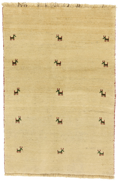 Gabbeh - Qashqai Персийски връзван килим 155x102