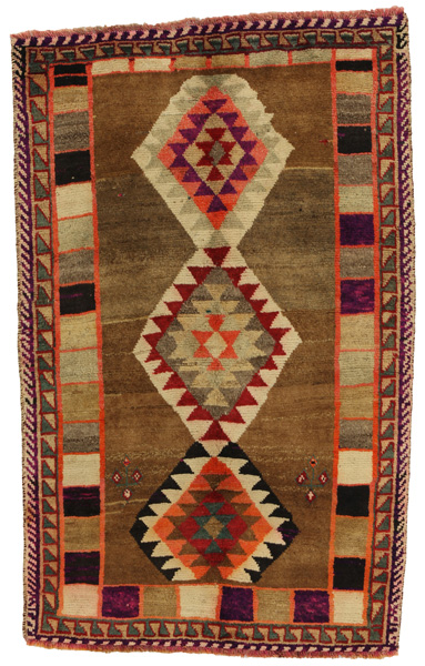 Gabbeh - Qashqai Персийски връзван килим 175x108