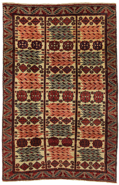 Gabbeh - Qashqai Персийски връзван килим 220x143