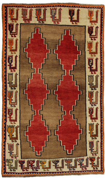 Gabbeh - Qashqai Персийски връзван килим 202x120