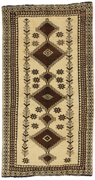 Gabbeh - Qashqai Персийски връзван килим 187x100