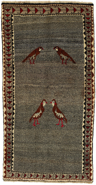 Gabbeh - Qashqai Персийски връзван килим 240x123