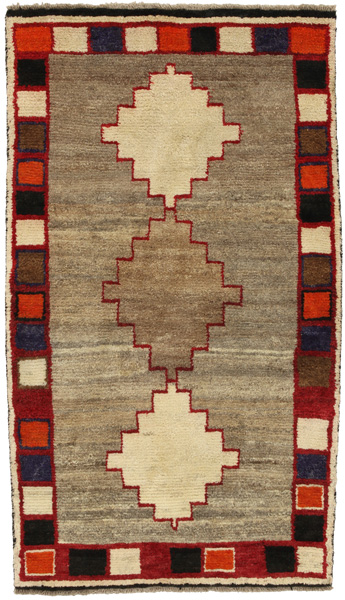 Gabbeh - Qashqai Персийски връзван килим 188x105