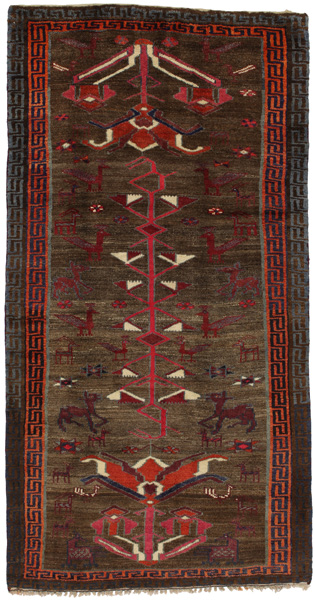 Gabbeh - Qashqai Персийски връзван килим 270x140