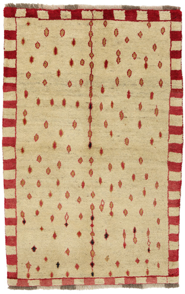 Gabbeh - Qashqai Персийски връзван килим 155x98