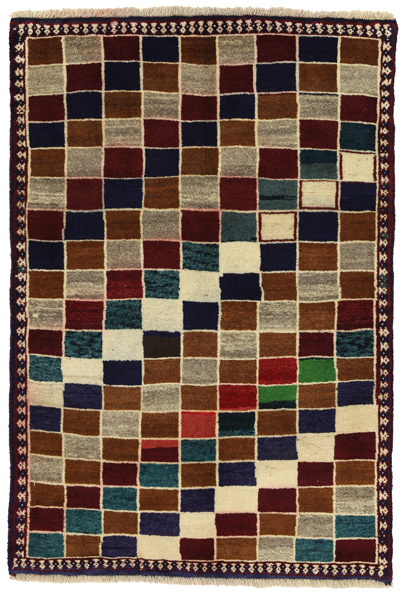 Gabbeh - Bakhtiari Персийски връзван килим 147x100