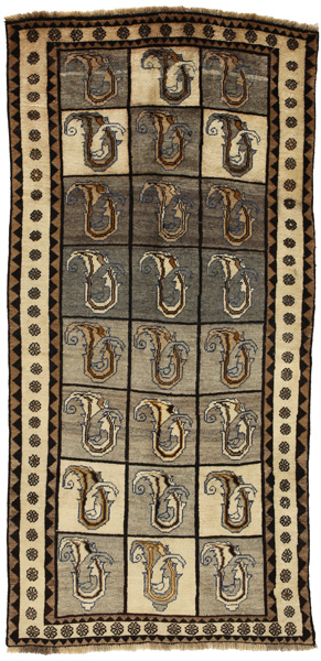 Gabbeh - Bakhtiari Персийски връзван килим 224x110