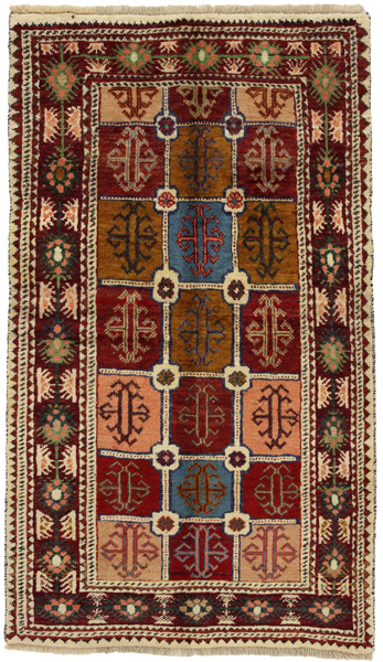 Gabbeh - Bakhtiari Персийски връзван килим 199x115