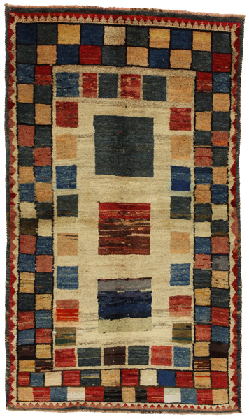 Gabbeh - Bakhtiari Персийски връзван килим 197x118