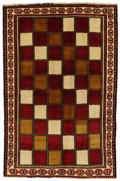 Gabbeh - Qashqai Персийски връзван килим 192x128