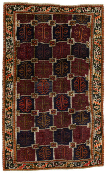 Gabbeh - Bakhtiari Персийски връзван килим 215x133