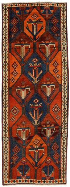 Gabbeh - Bakhtiari Персийски връзван килим 364x131