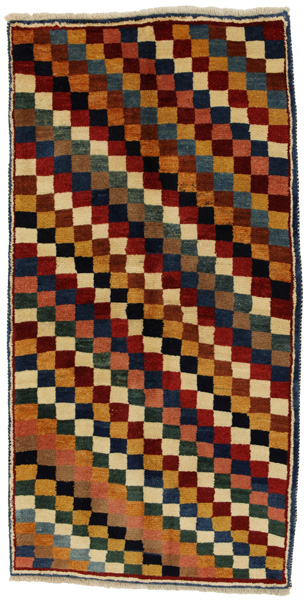 Gabbeh - Bakhtiari Персийски връзван килим 208x105