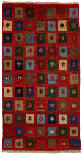 Gabbeh - Bakhtiari Персийски връзван килим 192x102