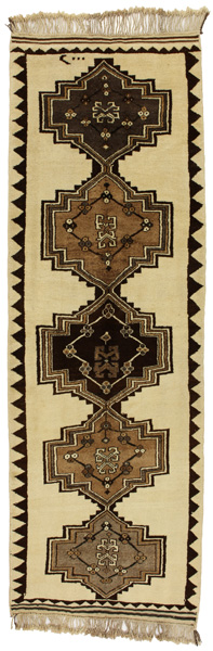 Gabbeh - Qashqai Персийски връзван килим 365x120
