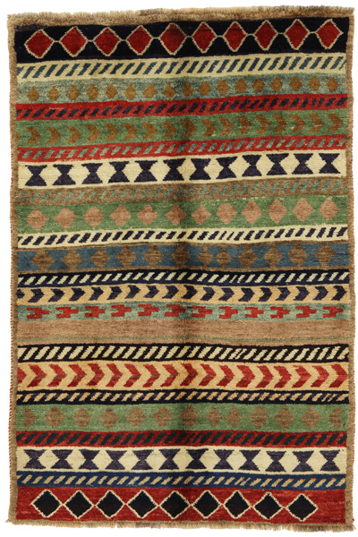 Gabbeh - Qashqai Персийски връзван килим 165x111