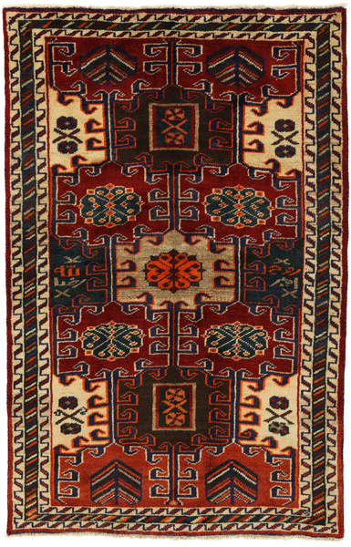 Gabbeh - Bakhtiari Персийски връзван килим 192x124