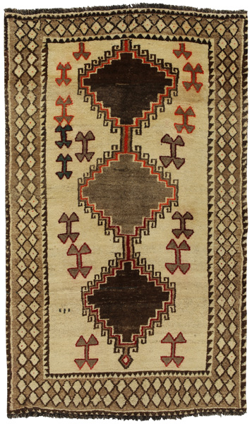 Gabbeh - Qashqai Персийски връзван килим 204x123