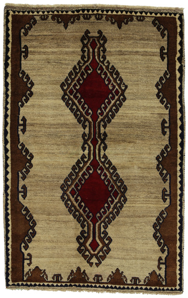 Gabbeh - Qashqai Персийски връзван килим 185x120