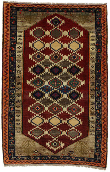Gabbeh - Bakhtiari Персийски връзван килим 204x131