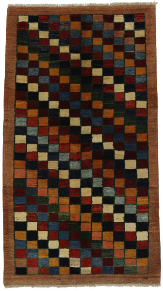 Gabbeh - Bakhtiari Персийски връзван килим 211x116