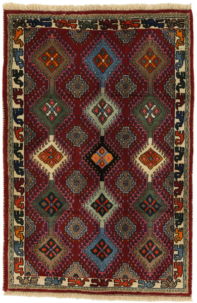 Gabbeh - Bakhtiari Персийски връзван килим 150x100