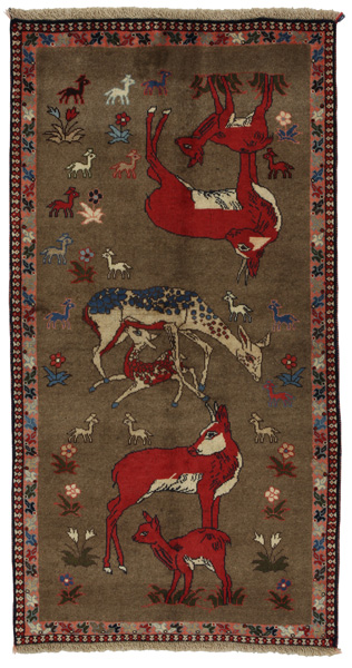 Gabbeh - Qashqai Персийски връзван килим 195x102