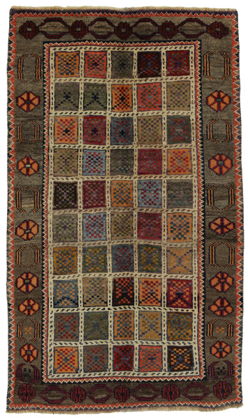 Gabbeh - Bakhtiari Персийски връзван килим 189x111