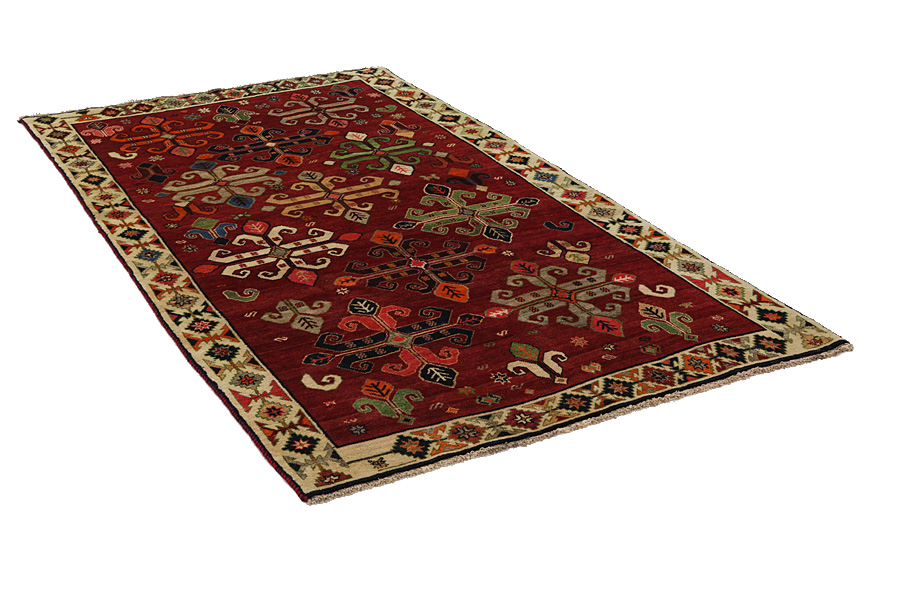 Gabbeh - Qashqai Персийски връзван килим 294x154 - Снимка 1