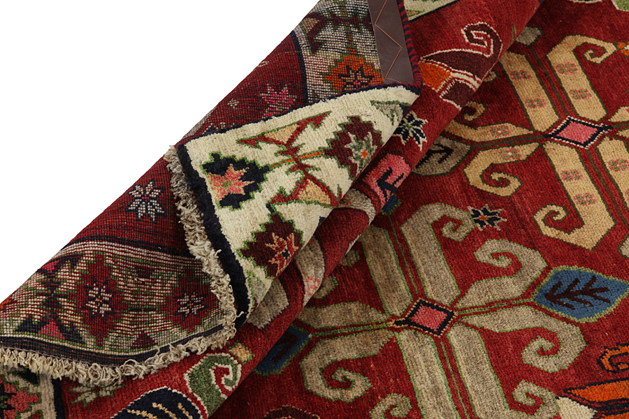 Gabbeh - Qashqai Персийски връзван килим 294x154 - Снимка 4