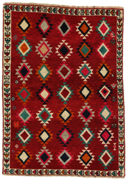 Gabbeh - Qashqai Персийски връзван килим 152x109