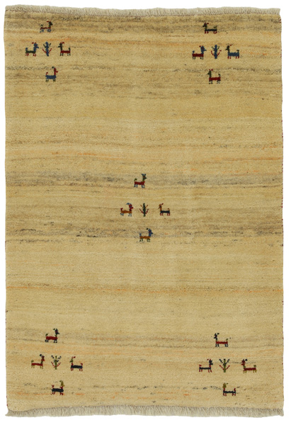 Gabbeh - Qashqai Персийски връзван килим 146x102